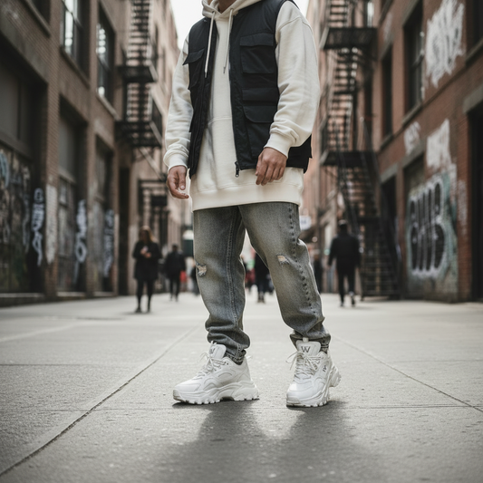 White Chunky Sneakers