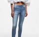 Mid Waist Denim Jeans