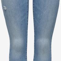 Mid Waist Denim Jeans
