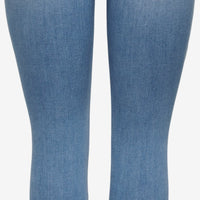 Mid Waist Denim Jeans