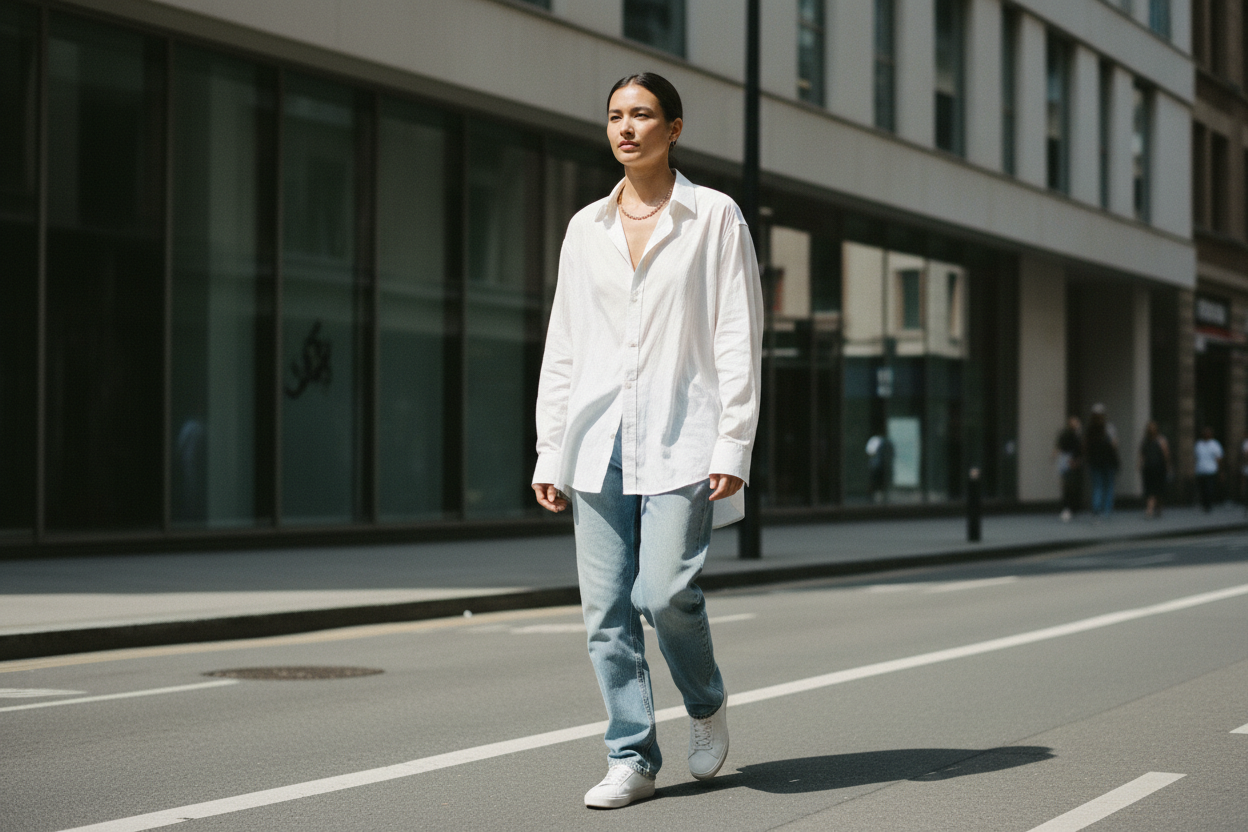 White Casual Shirt
