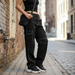 Black Cargo Pants