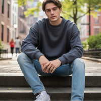 Grey Oversized Sweatshirt