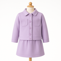 Lavender jacket and skirt set